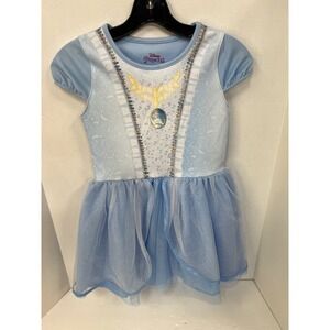Disney Princess Dress Girls Medium (7-8) Cinderella Blue